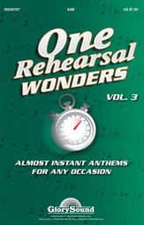 One Rehearsal Wonders, Vol. 3 SAB Singer's Edition cover